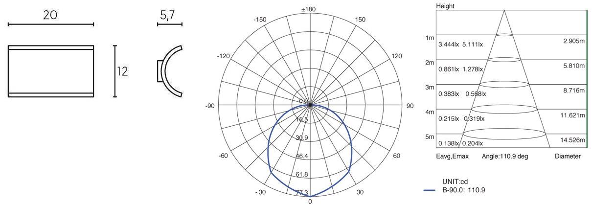 SOVIL Светодиодный настенный светильник для улицы из литого алюминия  99218/ 99218/-- - Вид №4