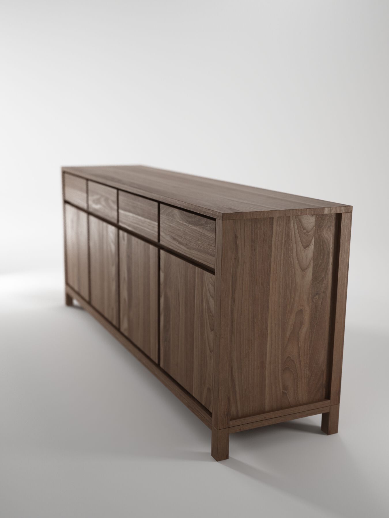 Деревянный шкаф с распашными дверцами с ящиками KARPENTER ARCH-00128777 - Вид №4