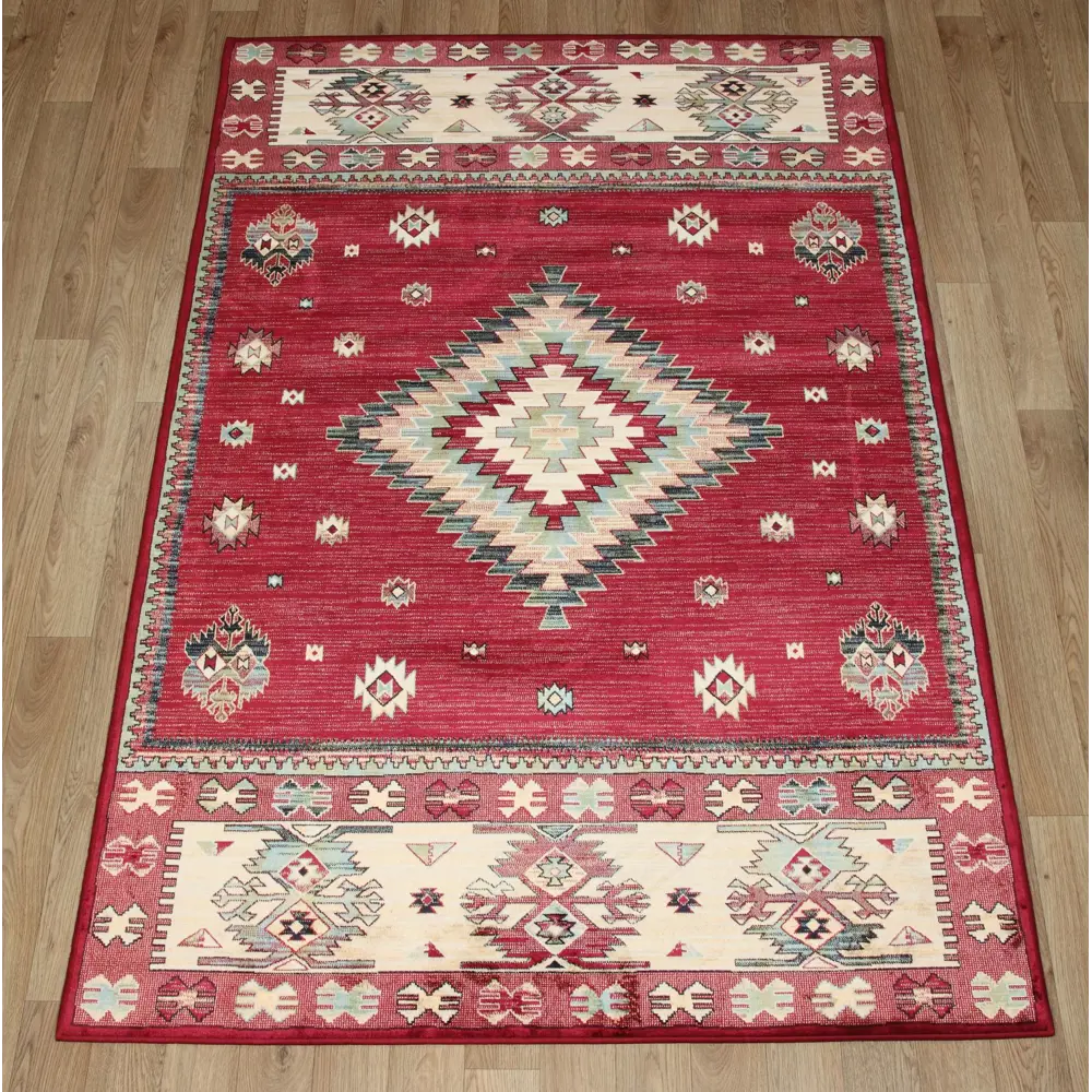 Ковер вискоза Hermitage 14504/1060 135x195 см цвет красный 85305666 STLM-2142228 RAGOLLE  - Вид №6