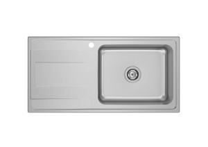 A870N41000 Раковина из нержавеющей стали с одной чашей ROCA Budapest