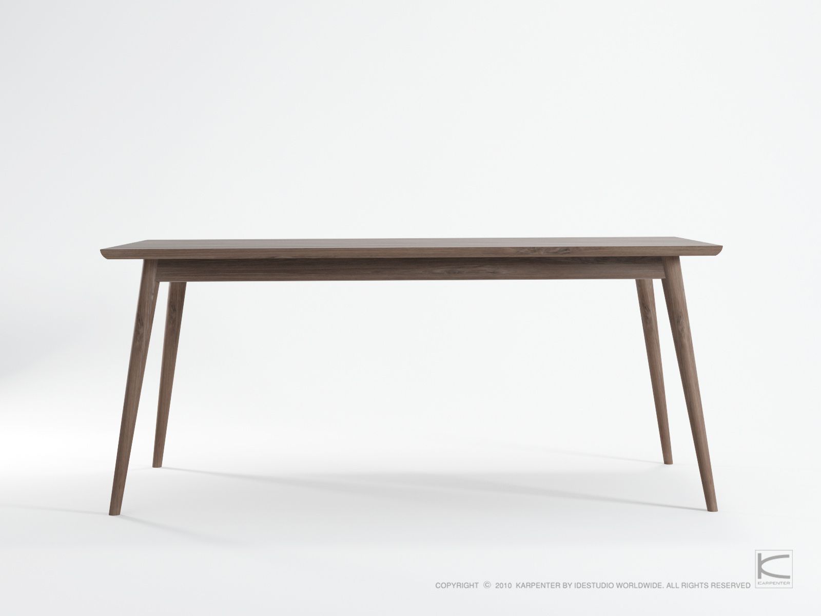 Прямоугольный садовый стол из тикового дерева KARPENTER Vintage Outdoor ARCH-00135621 - Вид №1