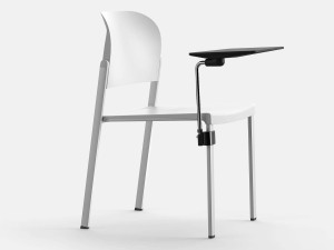 Штабелируемый стул для конференций из полипропилена с опрокидыванием
