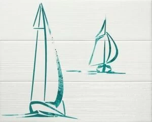 RAINBOW DEC. SET WIND TURQUOISE 60х75 (из 3-х плиток)