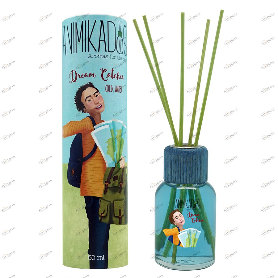 Диффузор ароматический 50 мл древесный Dream Catcher Animikados AMBIENTAIR  00-3881063 Голубой 