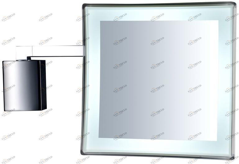 GEDY Квадратное настенное увеличительное зеркало со встроенной подсветкой  A602 