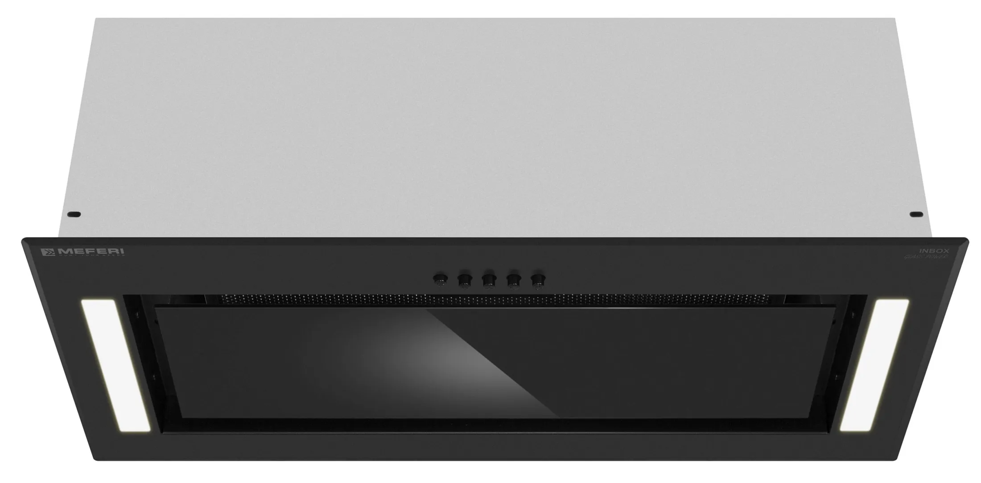 9168696 Вытяжка полновстраиваемая Meferi INBOX60BK GLASS POWER черный/черный STDN-0144828