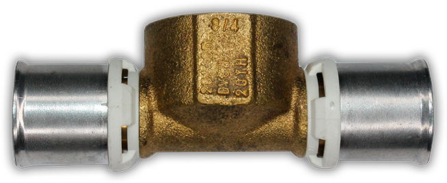 90430557 Тройник с внутренней резьбой латунь alpex-duo 26x3.0 - 3/4 ВР - 26x3.0 STLM-0223641 FRANKISCHE