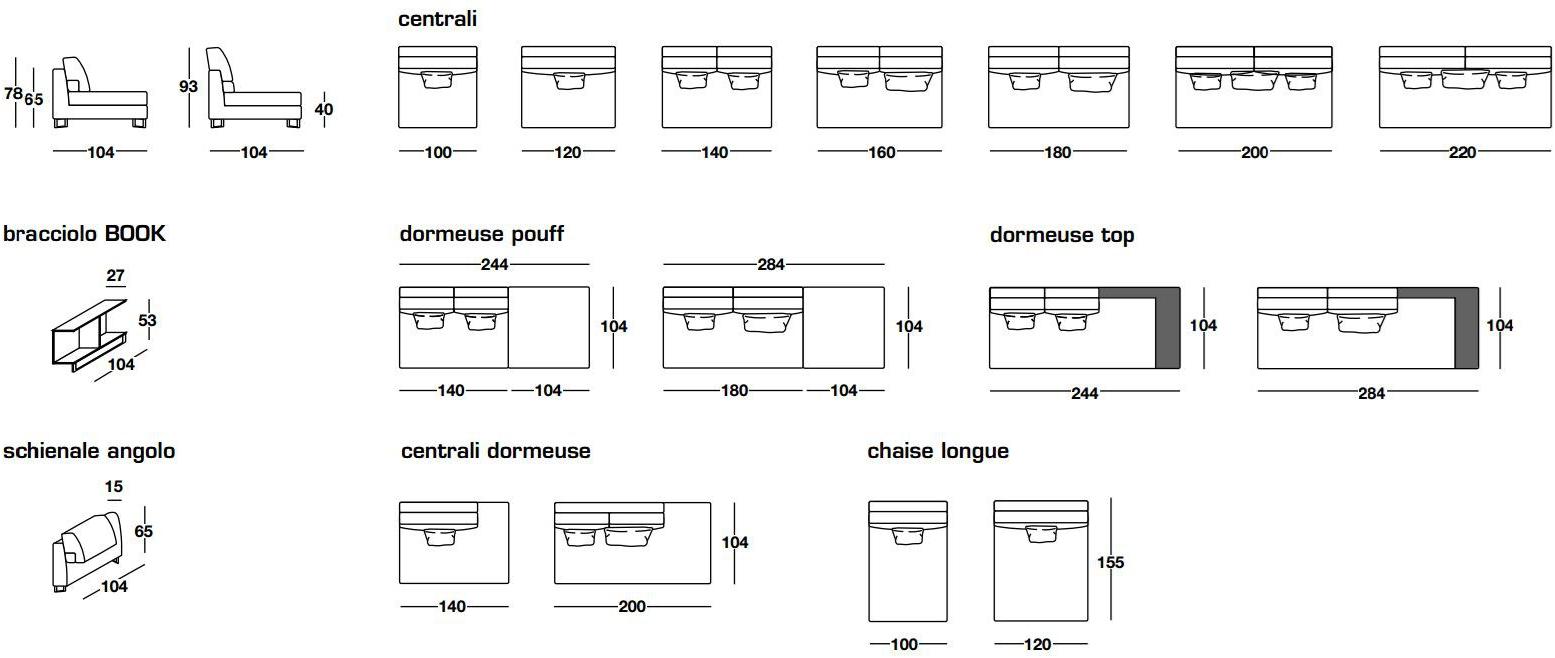 Frigerio Salotti Модульный диван на санках из ткани Davis sun-id-1374957 - Вид №2