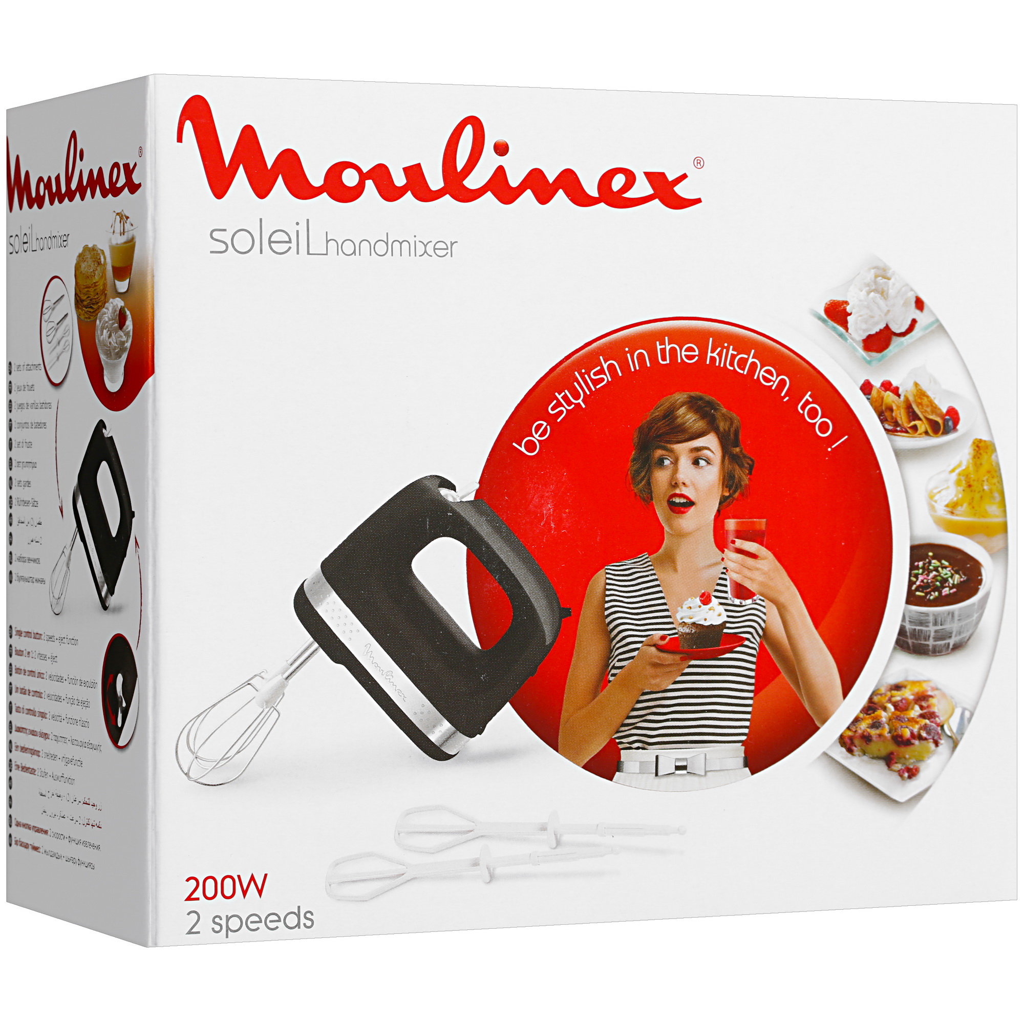 5344718 Миксер Moulinex Soleil HM211810 черный STDN-0070243 - Вид №6