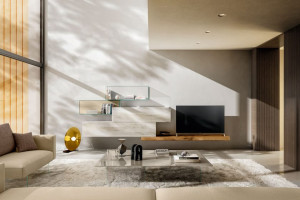 Секционная оборудованная стена