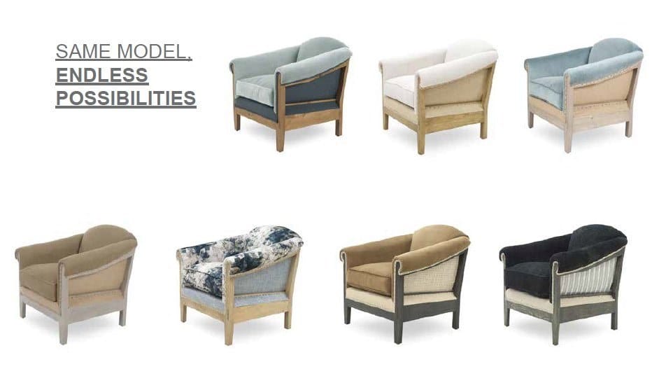 Тканевое кресло с подлокотниками CREARTE COLLECTIONS Avis Essence ARCH-00111366 - Вид №55