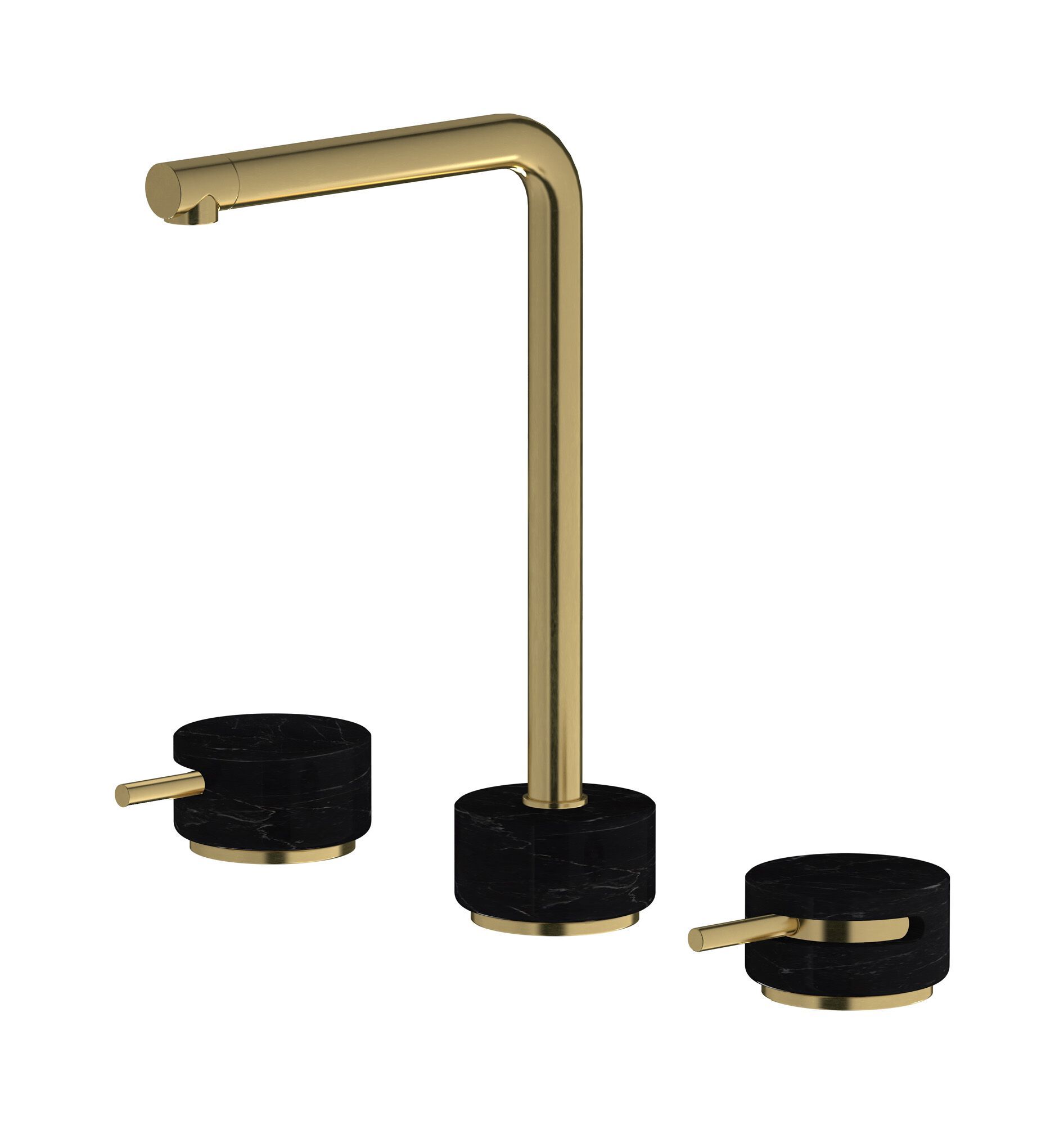 Смеситель для раковины с 3 отверстиями для мраморной столешницы IB мрамор + мрамор Elle ARCH-00027172 - Вид №13