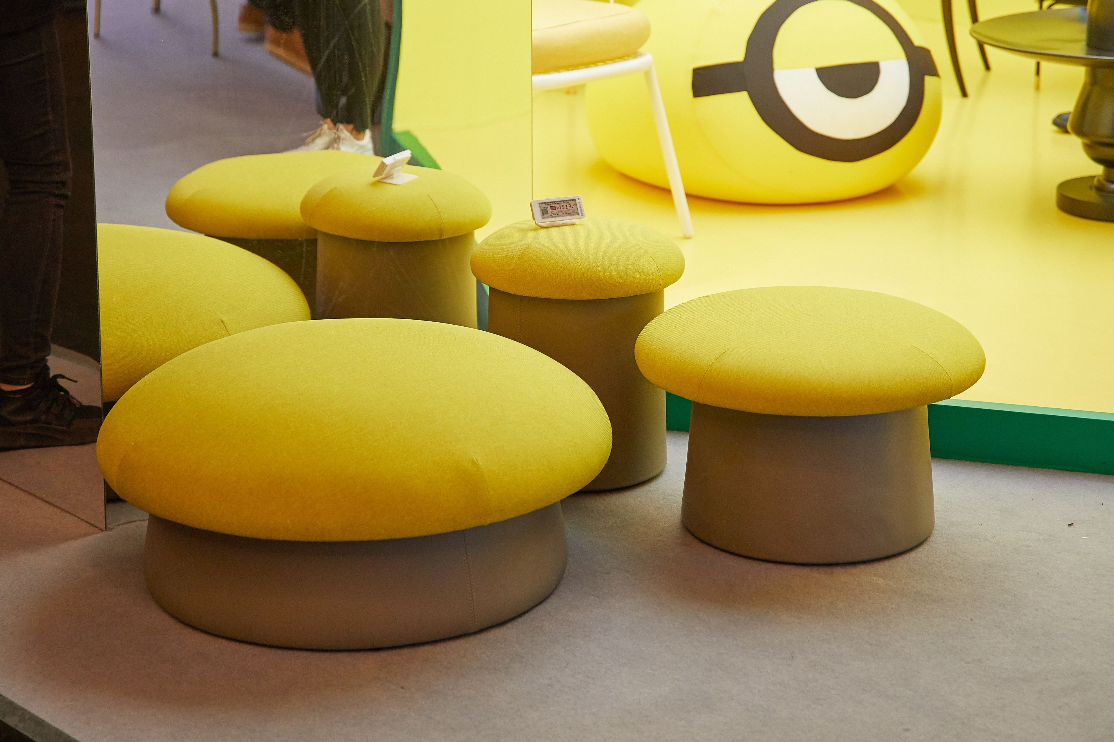 Круглый пуф из ткани Grado Design Гриб ARCH-00032993 - Вид №10