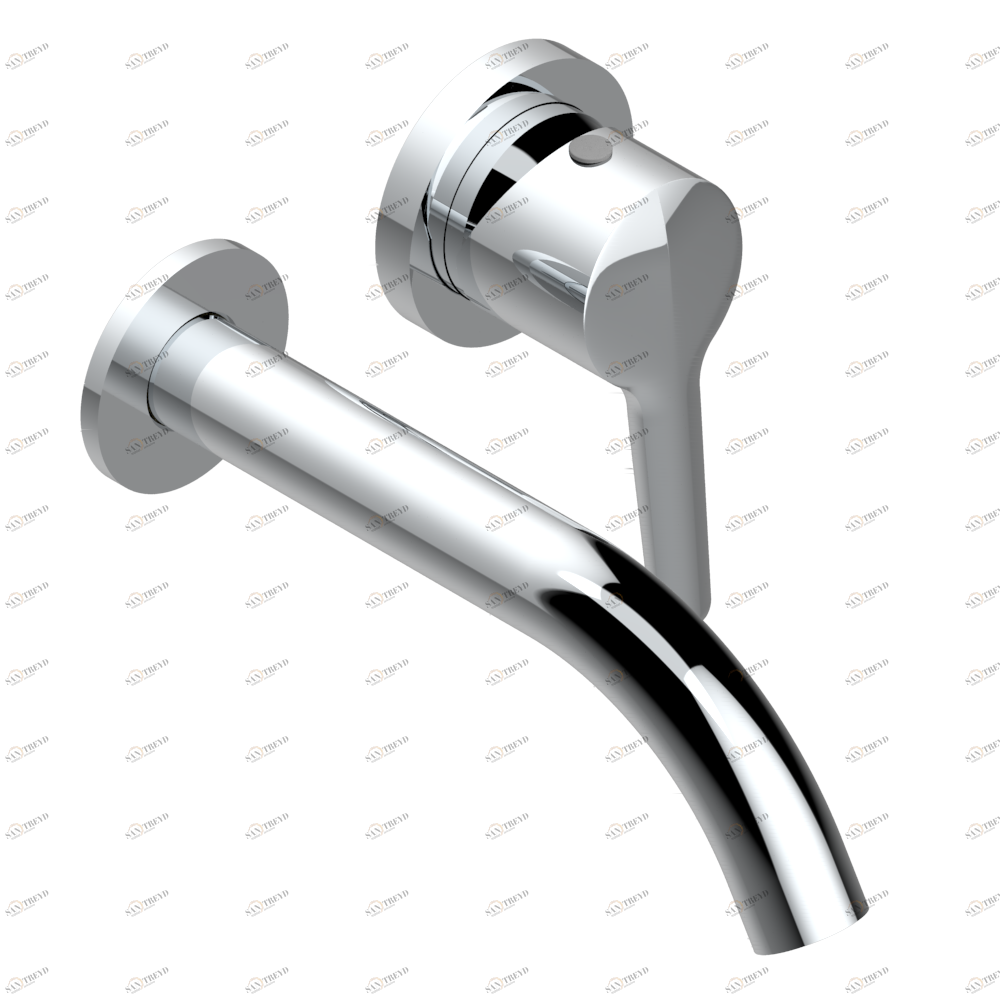 G7G-6541B Trim only for Built-in basin mixer with spout (two x 1/2'' inlets and one 1/2'' outlet), without waste Thg-paris Bondi à manettes Хром G7G 6541B A02 CAT.A