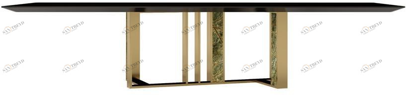 Jetclass Прямоугольный обеденный стол из нержавеющей стали и дерева  Jph201 (a/b/c) 