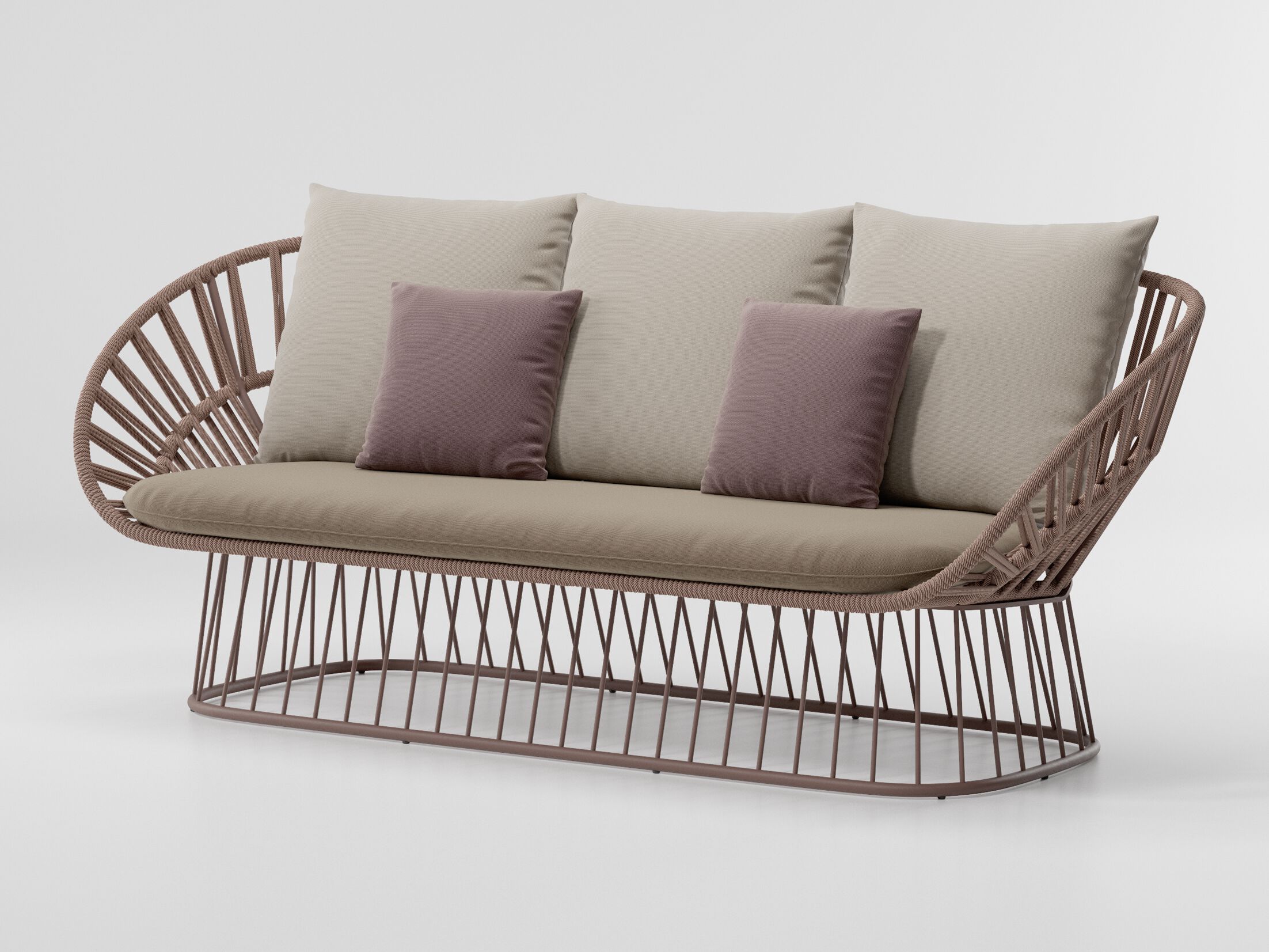 3-местный садовый диван Kettal ARCH-00092854