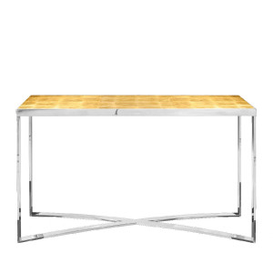 450094-01 ABHIKA КОНСОЛЬ CHROMO X H95 152,5X52,5 GOLD