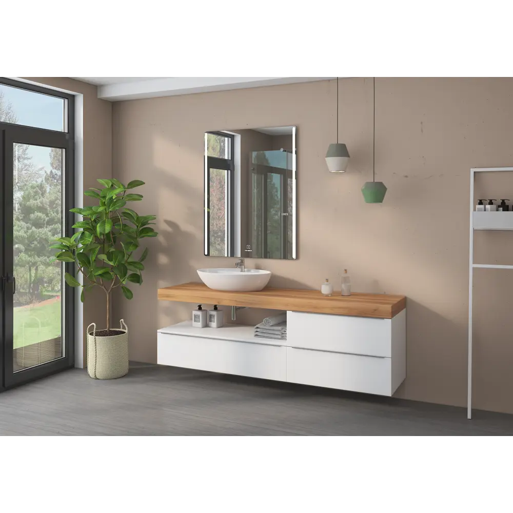 Зеркало Maya Comfort с подсветкой 80x100 см 83685369 STLM-2174165 VIGO - Вид №4