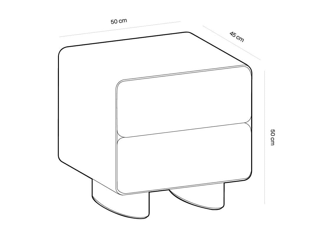 Прямоугольная тумбочка с ящиками YET. Design Studio TOMBUL ARCH-00026282 - Вид №6