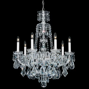 Люстра 5736-40 AM от Schonbek прозрачная/фиолетовая SCHONBEK ДИЗАЙНЕРСКИЕ 246657 Прозрачный;фиолетовый