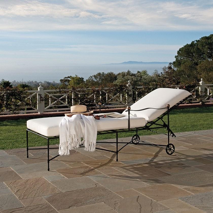 JANUS et Cie Садовая кушетка из нержавеющей стали с подлокотниками Amalfi sun-id-1397296 - Вид №2