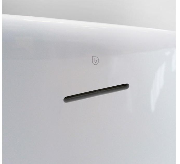 Blu Bathworks® Отдельностоящая овальная акриловая ванна Pisa Bt8002b16 - Вид №2