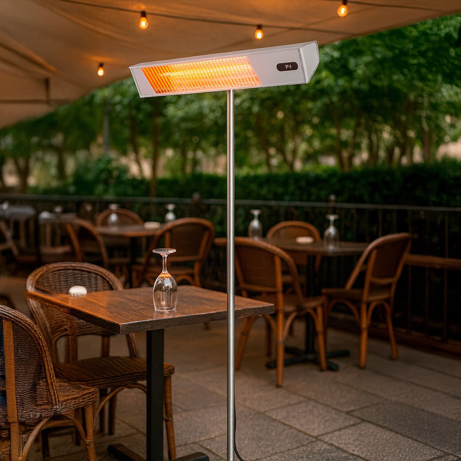 Наружная алюминиевая инфракрасная напольная нагревательная лампа SINED CALDO IRA PALO ARCH-00120023 - Вид №2