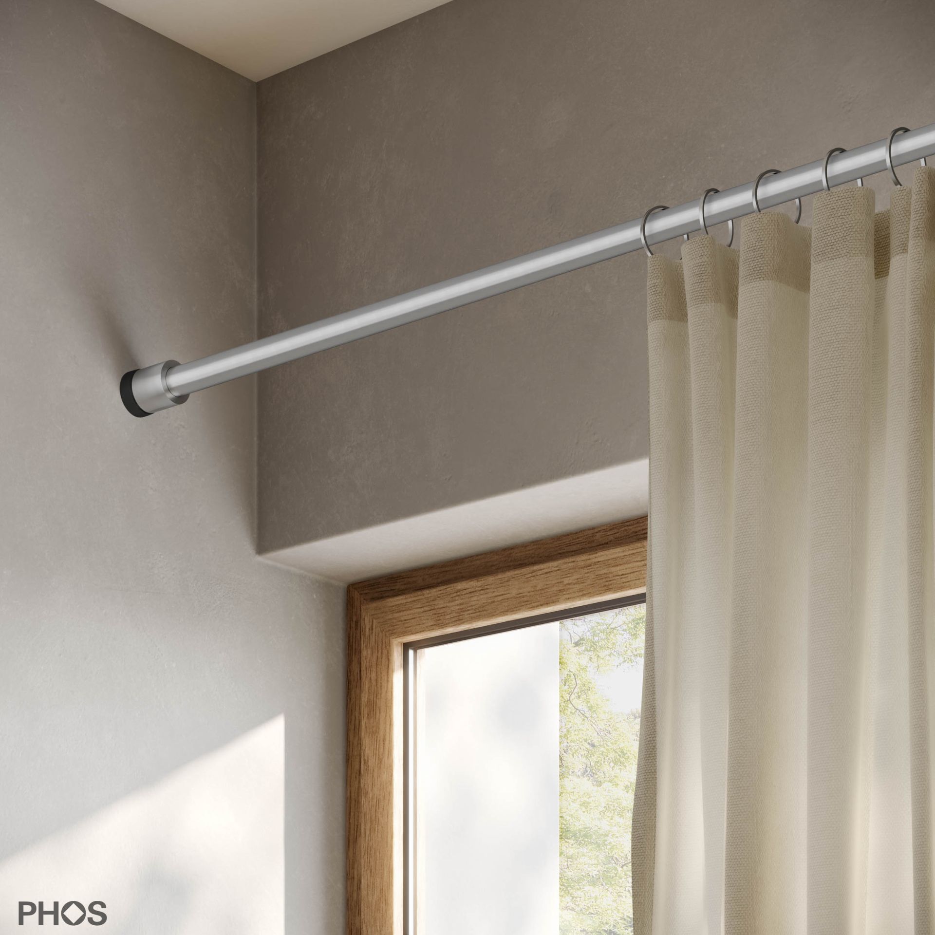 VTKS20-1-S Зажим для гардин и гардин, 50 - 100 см. сделано, чтобы измерить. PHOS 