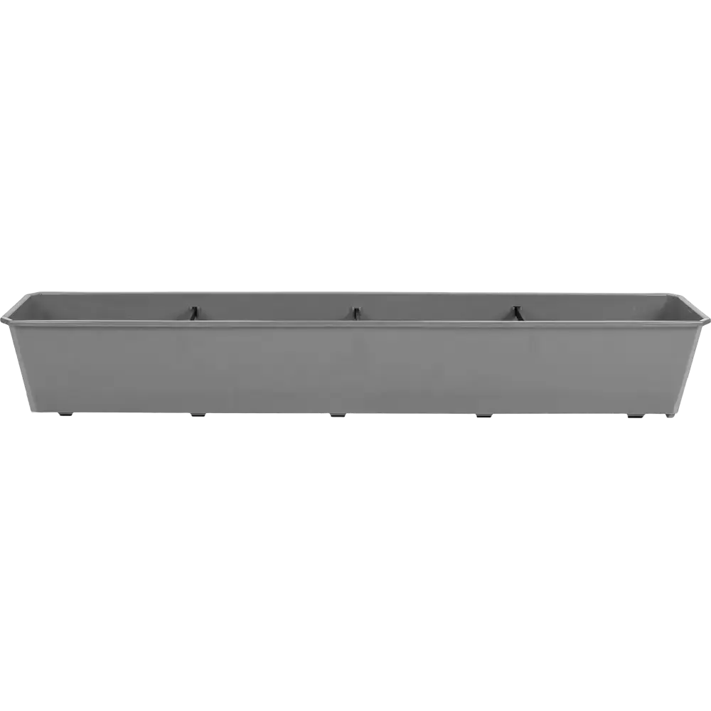 Ящик балконный Ingreen 80x17x15 см v14 л пластик вулканический серый Товар без серии STLM-2093262 - Вид №1