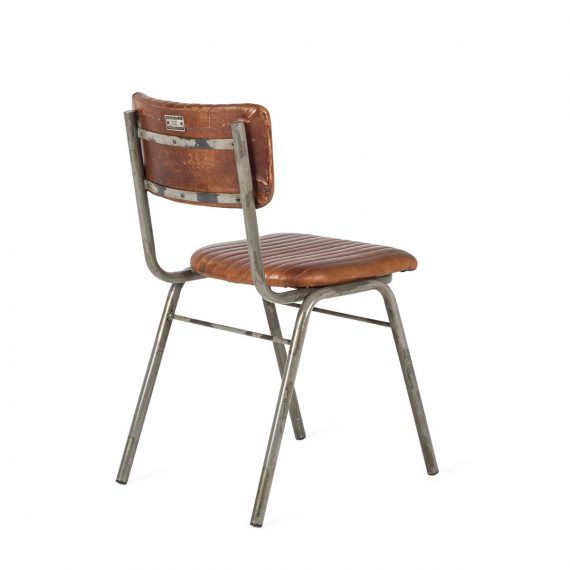 080205 Стул с кожаным сиденьем Francisco Segarra Romina Santreyd
