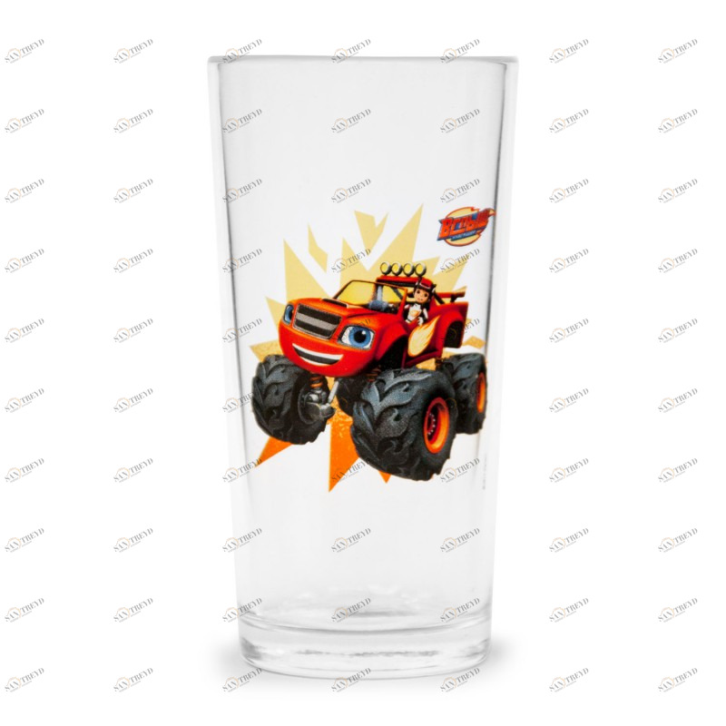 Стакан стеклянный "Вспыш и чудо-машинки. Вспыш - Скорость", 200 мл ND PLAY ВСПЫШ И ЧУДО-МАШИНКИ 335900 Прозрачный Santreyd 
