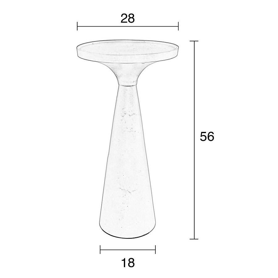 Столик Floss, белый Zuiver 2300145 - Вид №4