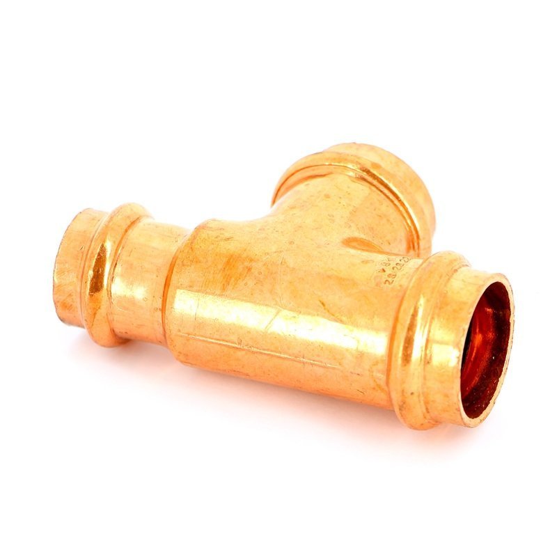 Тройник пресс 28x28x22 медный IBP P513002828022 - Вид №1