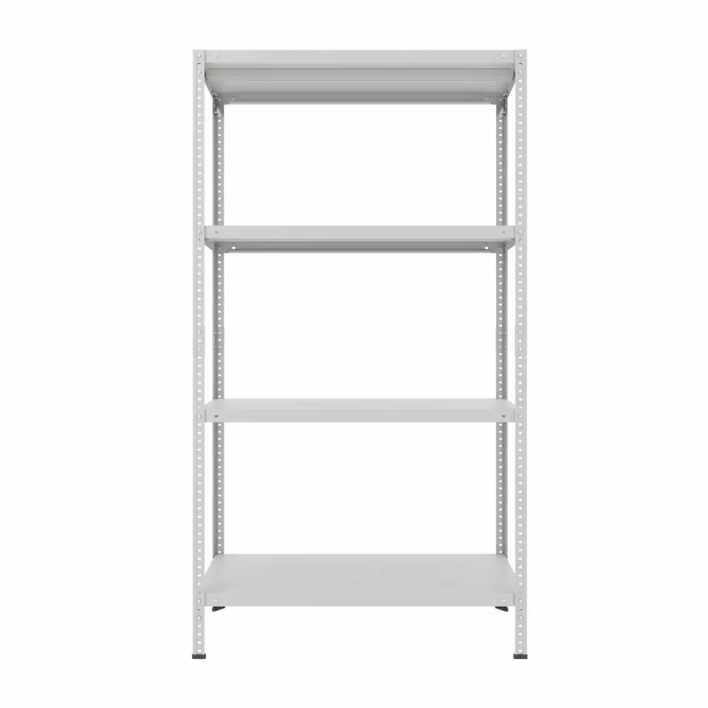 Стеллаж металлический 4 полки 180x80x40 см цвет серый нагрузка 100 кг на полку 89348799 STLM-2203143 Everest  - Вид №1