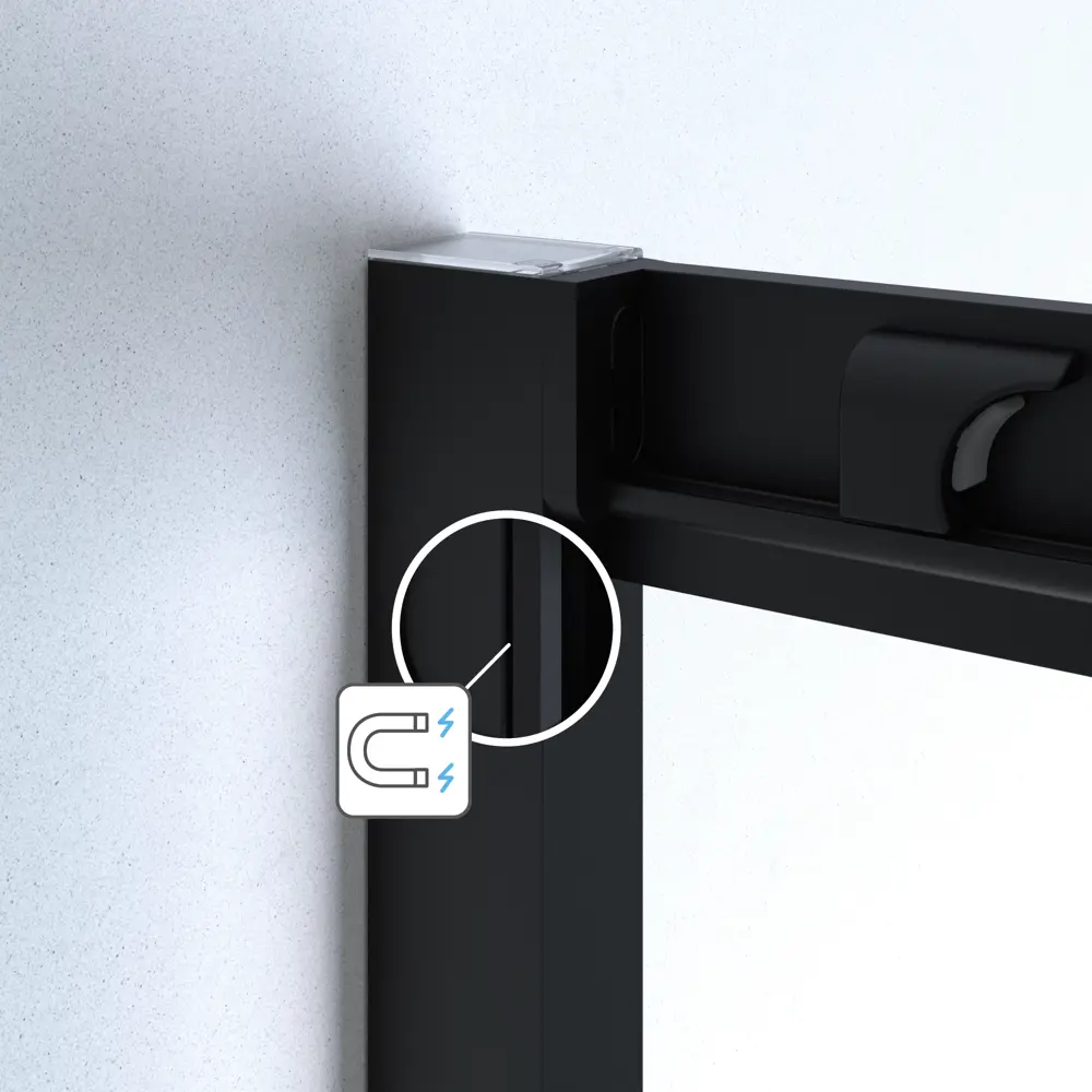 Комплект стекол для раздвижной душевой двери Sensea Easy 160 см стекло с шелкографией, цвет профиля на выбор 83631085 STLM-2066253 - Вид №6