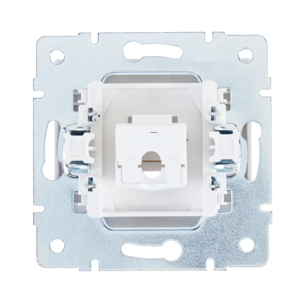 Розетка компьютерная встраиваемая Lezard Rain RJ45, цвет белый 17753711 STLM-2046767  - Вид №3