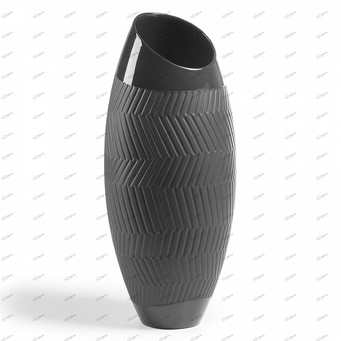 Ваза керамическая коричневая Mundo 44 см от La Forma LA FORMA MUNDO 343148 Черный 