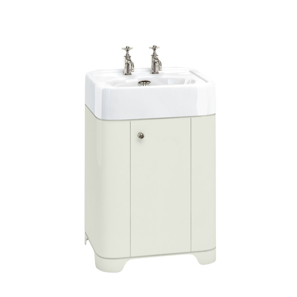 Раковина 600мм с тумбой, цвет песочный Arcade Burlington ARC600 1TH, ARC9C - Вид №3