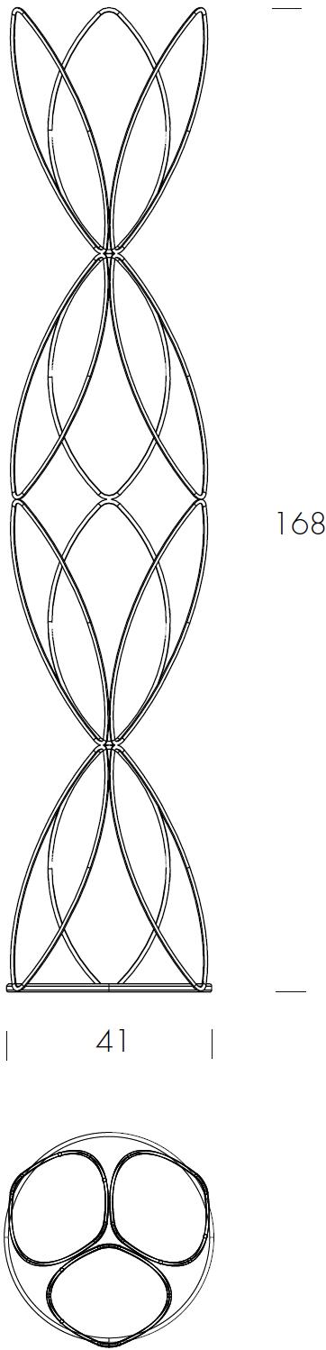 Tonin Casa Вешалка из металла Vanity T7410 - Вид №4