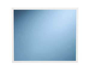 GSB102 Зеркало в металлической раме - белое STELLA WHITE LINE, 50x60 см Merida