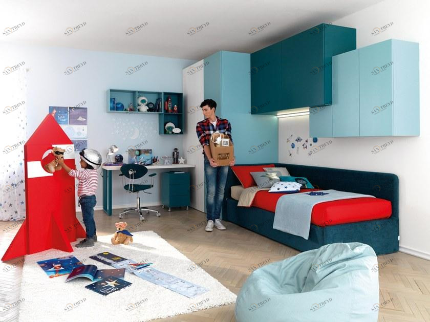 Moretti Compact Модульная спальня-мостик из березы sun-id-1475659