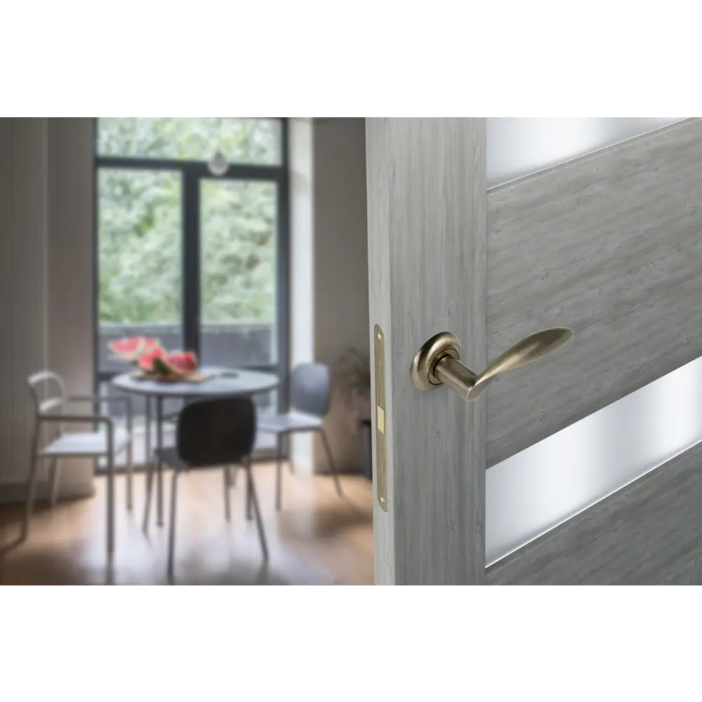 Дверная ручка EDSON EDS-13-Z01 бронза с автовозвратом 82677957 STLM-0033865 - Вид №7