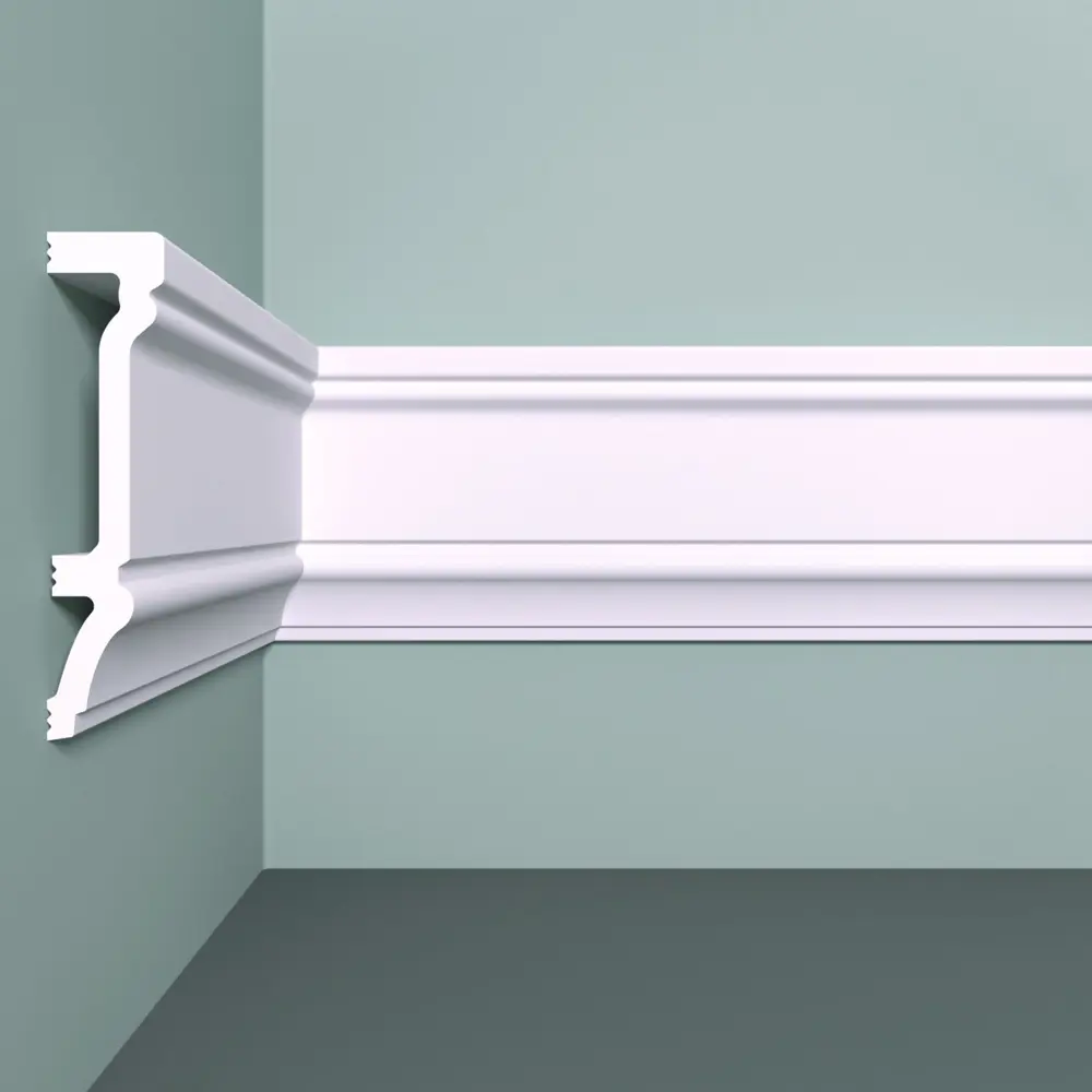 Молдинг настенный полистирол ударопрочный Bello Deco М13 белый 23x100x2000 мм STLM-2210657