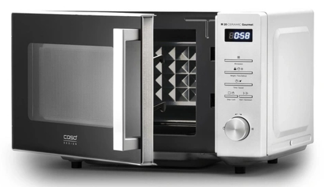 9195540 Микроволновая печь CASO M 20 Ceramic Gourmet серебристый STDN-0095775 - Вид №2