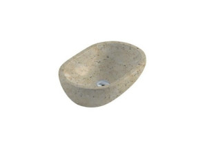 Овальная столешница из травертина