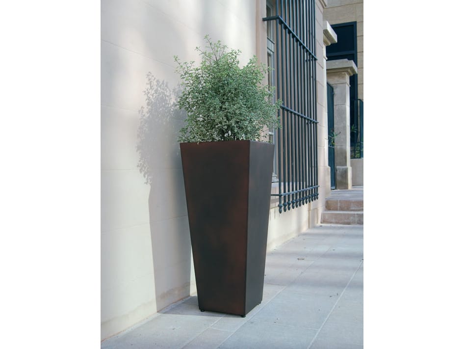 Высокая стальная плантатор Corten™ CYRIA I-KHÉOPS II ARCH-00050593 - Вид №1