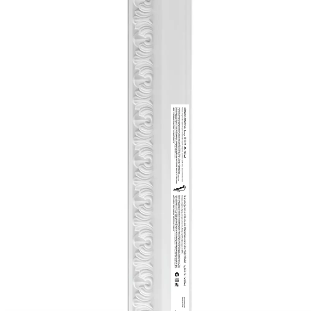 Плинтус потолочный полиуретан Decomaster DT 33 белый 35х87х2000 мм STLM-2065487 - Вид №2