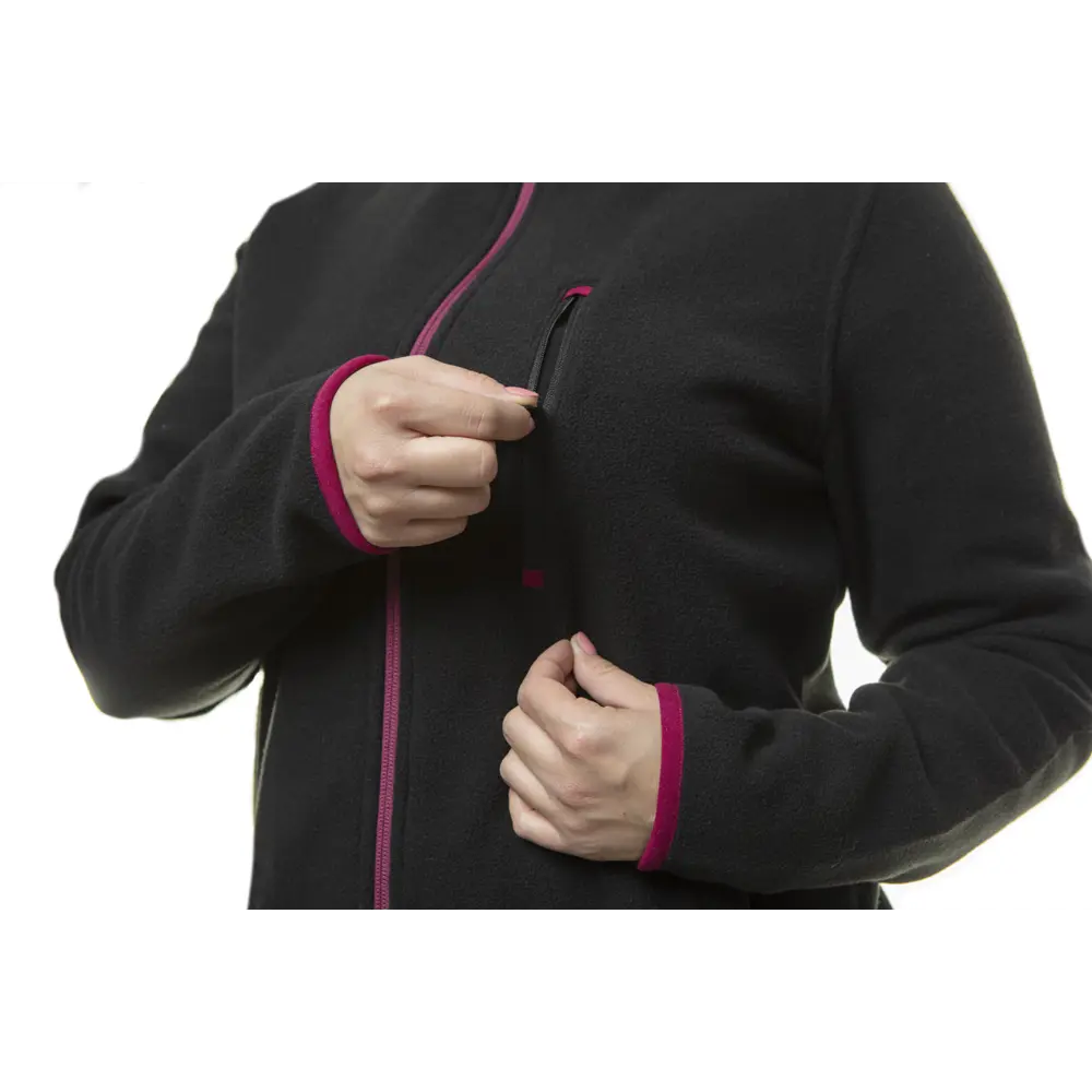 Толстовка флисовая женская Neo цвет черный размер S/48 рост 165-168 см Neò Нет STLM-2124591 - Вид №2