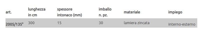 Профиль защитного выступа EDILFERRO TRAVEST ART. 2005/135° ARCH-00139898 - Вид №2