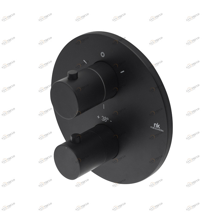 Внешний компонент термостатического смарт-бокса.  Round NOKEN 100124173  BLACK